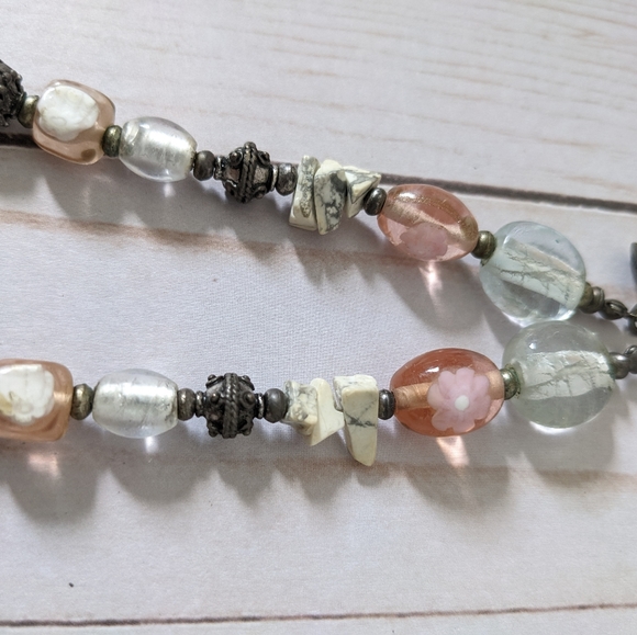 Chico's Boho Glass Beaded Necklace - Picture 8 of 9
